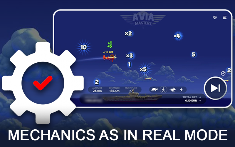 Master your skills with same mechanics as in the real money mode.